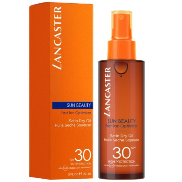 Jedwabista oliwka do ciała do opalania Lancaster SPF30