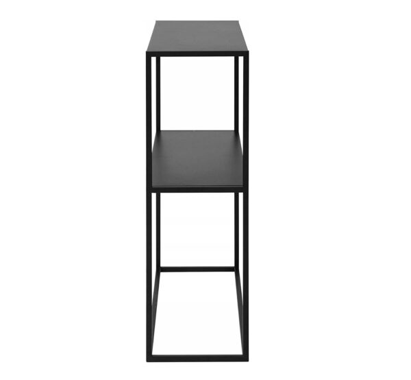 Metalowy regał Newton czarny 80 cm - obrazek 2