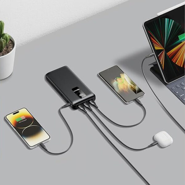Power Bank 30 000 mAh Veektomx szybkie ładowanie - obrazek 5