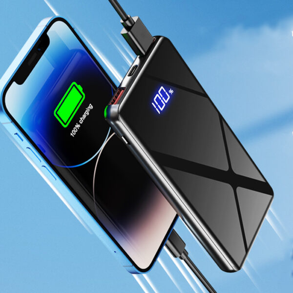 Power Bank 20000 mAh JM2 2xUSB-A USB-C mikroUSB - obrazek 4