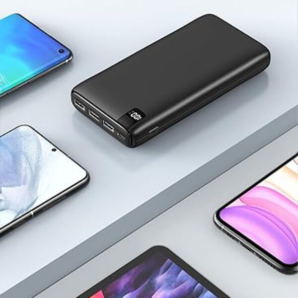 Power Bank 26 800 mAh czarny pojemny Addtop - obrazek 3