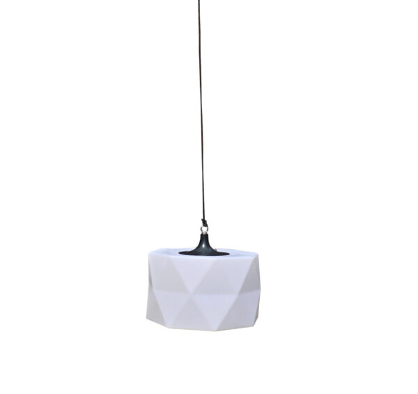 Akumulatorowa lampa wisząca LED biała