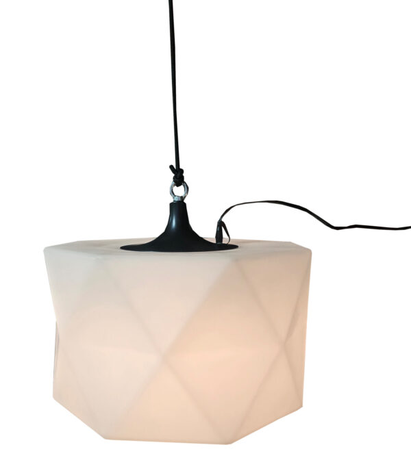 Akumulatorowa lampa wisząca LED biała - obrazek 2