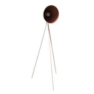 Lampa stojąca podłogowa retro oldschool różowa 148 cm