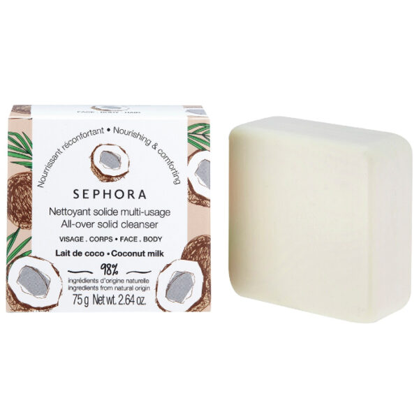 Mydło naturalne w kostce mleko kokosowe Sephora collection 75g - obrazek 2