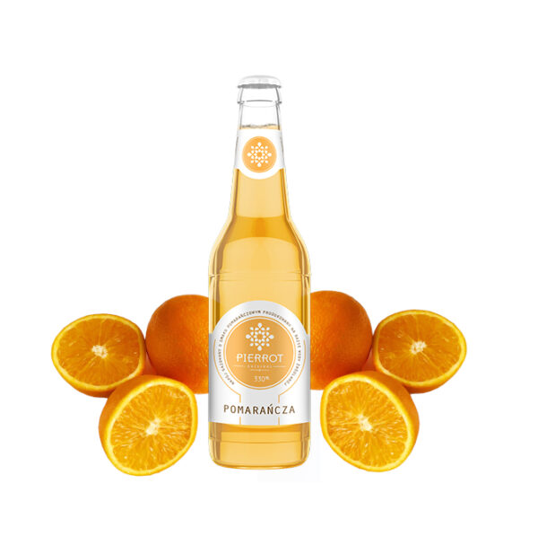 Pierrot napój gazowany o smaku pomarańczy 330 ml zestaw 6 - obrazek 3
