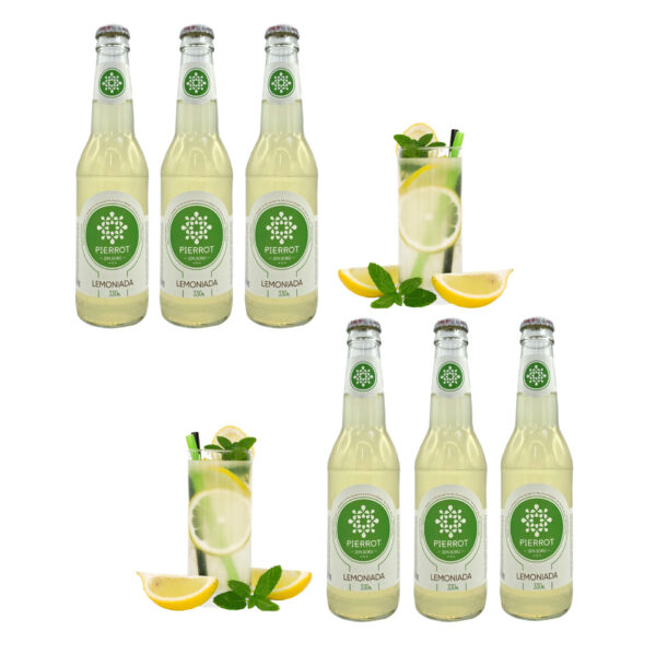 Pierrot napój gazowany o smaku lemoniady 330 ml zestaw 6