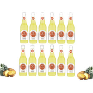 Pierrot napój gazowany o smaku ananasa 330 ml zestaw 12