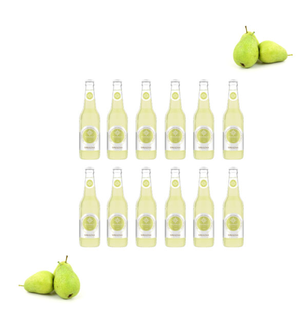 Pierrot napój gazowany o smaku gruszki 330 ml zestaw 12