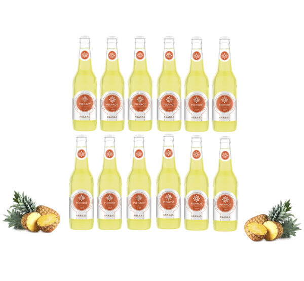 Pierrot napój gazowany o smaku ananasa 330 ml zestaw 12