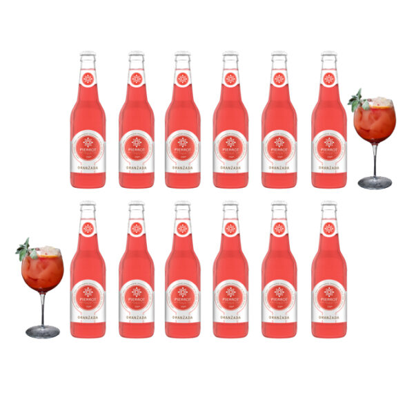 Pierrot napój gazowany o smaku oranżady 330 ml zestaw 12