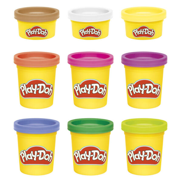 Ciastolina Play-Doh zestaw 9 sztuk kolorowa masa plastyczna - obrazek 2