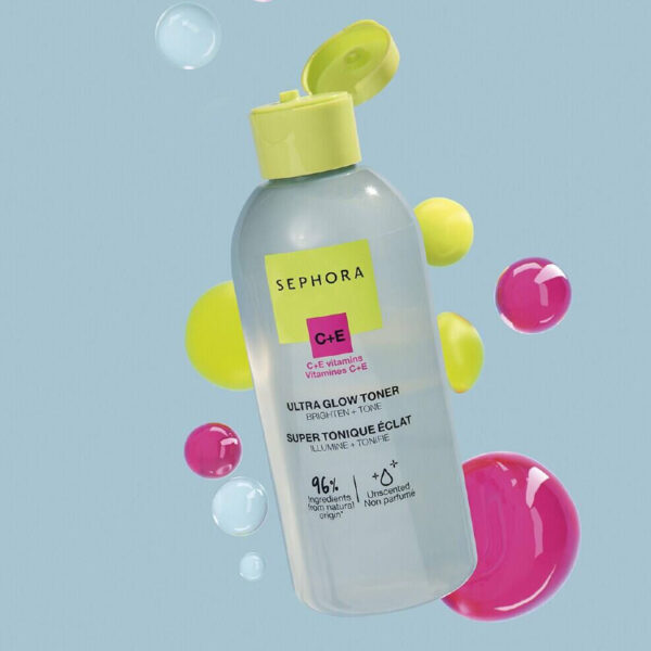 Sephora Collection ultra glow toner tonik rozświetlający 200ml - obrazek 4