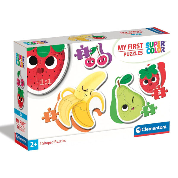 Puzzle dla dzieci Clementoni 2-3-4-5 moje pierwsze puzzle owoce