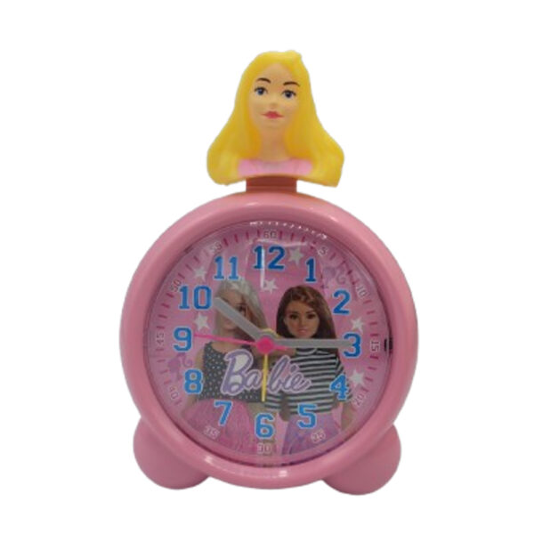 Budzik Barbie zegar różowy