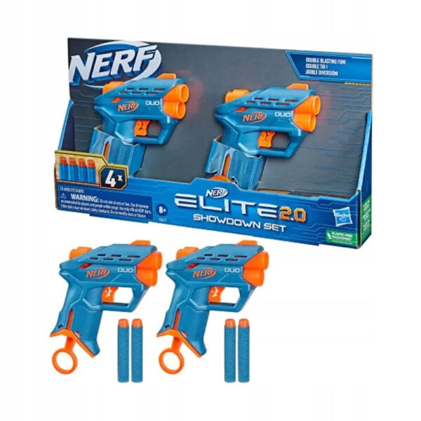 Wyrzutnia Nerf Elite 2.0 showdown set 2 pistolety + 4 strzałki - obrazek 2