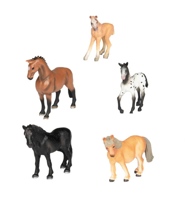 Zestaw 5 figurek koni Playtive - obrazek 2
