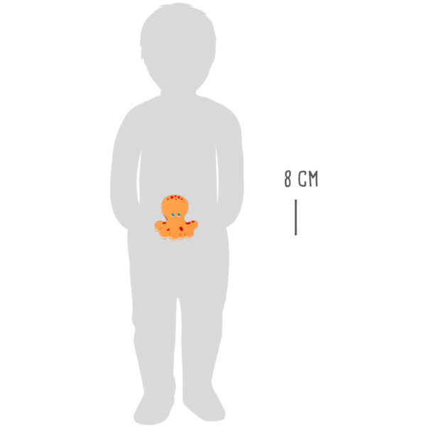 Grzechotka drewniana ośmiorniczka zabawka do kąpieli Small Foot - obrazek 3