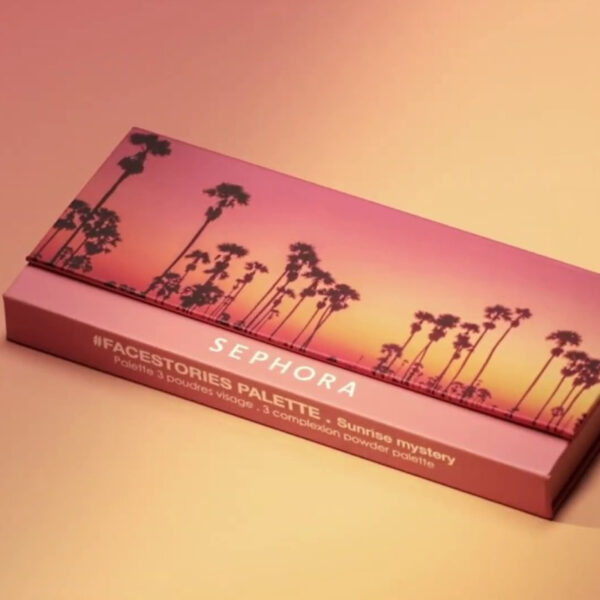 Paleta 2 róże i 1 rozświetlacz Sephora sunrise mystery - obrazek 2