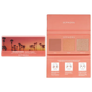 Paleta 2 róże i 1 rozświetlacz Sephora sunrise mystery