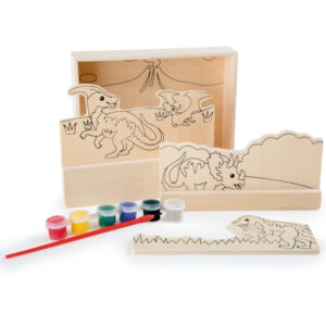 Drewniana kolorowanka dinozaury Small Foot 4+