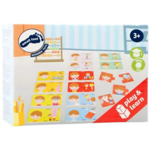 Puzzle edukacyjne nauka emocji języków Small Foot 3+