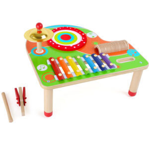Drewniany stolik muzyczny instrumenty dla dzieci Small Foot 3+