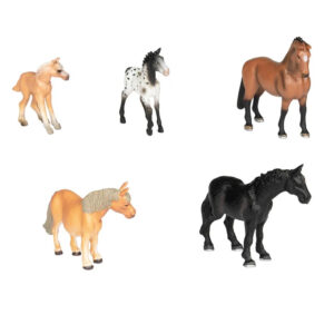 Zestaw 5 figurek koni Playtive