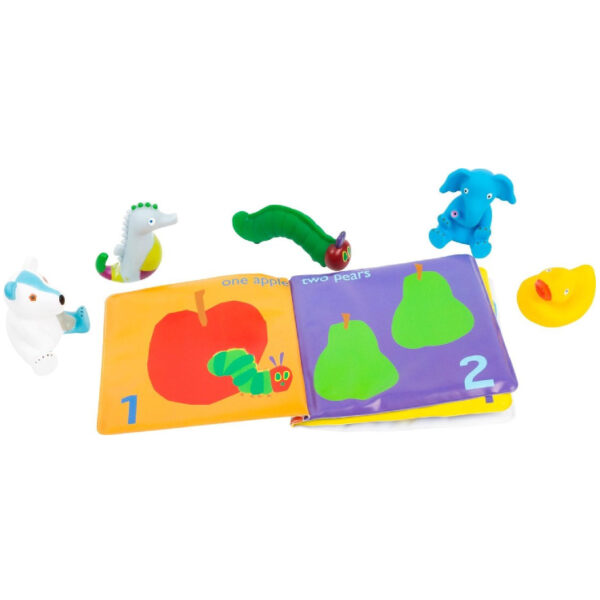 Wodoodporna książeczka i figurki do kąpieli 18m+ Small Foot - obrazek 3