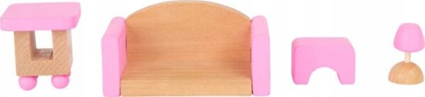 Drewniany domek dla lalek do zabawy Small Foot - obrazek 6