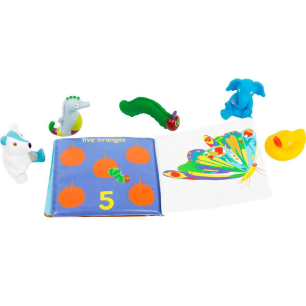 Wodoodporna książeczka i figurki do kąpieli 18m+ Small Foot - obrazek 4