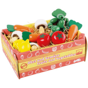 Pudełko kuchenne z drewnianymi warzywami Small Foot