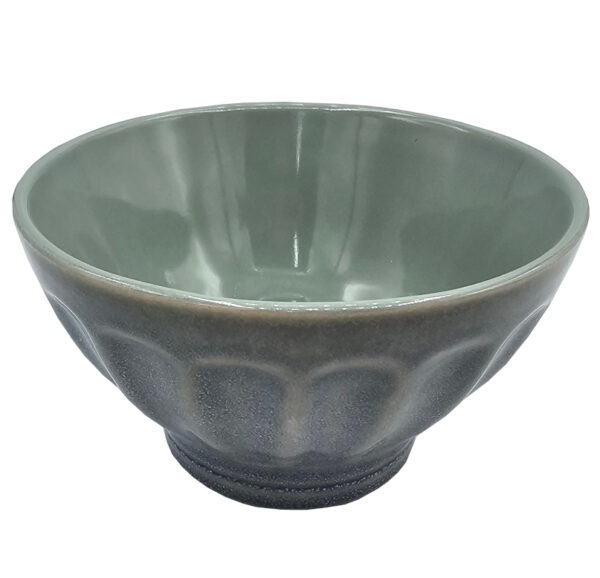 Miseczka miska ceramiczna 400 ml zielona ręcznie malowana