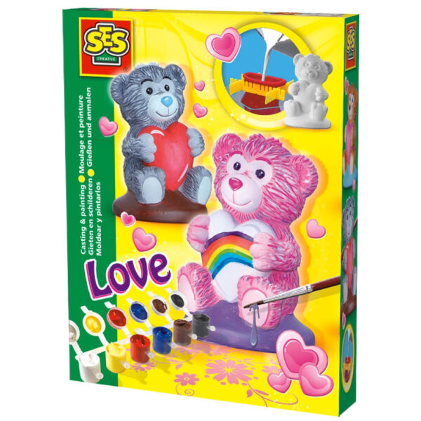 Kreatywny zestaw gipsowy miś DIY figurka z gipsu