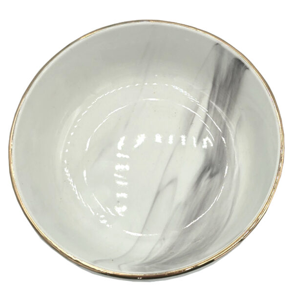 Miska miseczka ceramiczna marmurkowa 12 cm dekoracyjna - obrazek 2