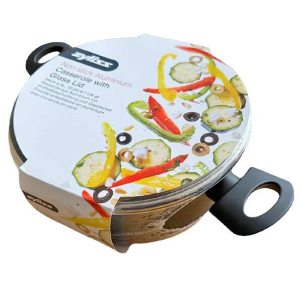 Duży aluminiowy garnek z pokrywą 26cm 6,3L Zyliss - obrazek 3