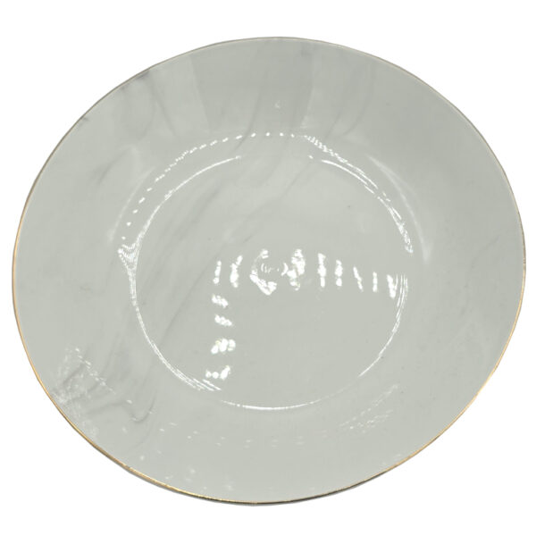 Talerz głęboki ceramiczny marmurkowy 20 cm miska - obrazek 2
