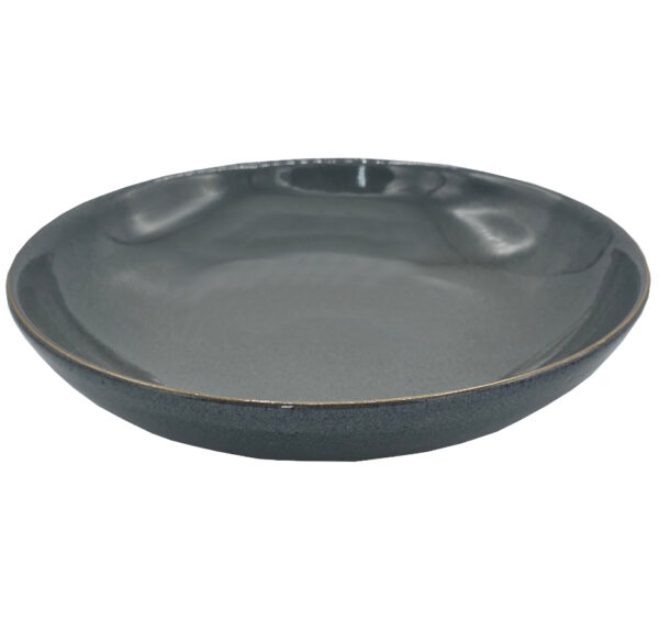 Talerz głęboki ceramiczny grafitowy 20,5 cm miska