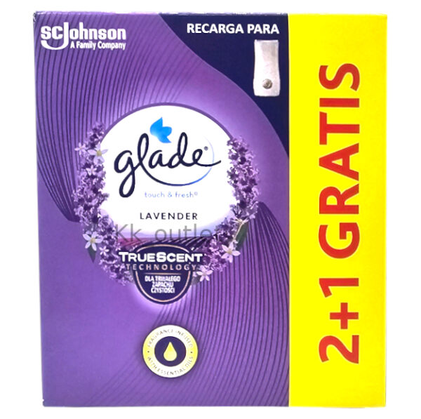 Glade mini spray zapas 3x10 ml lawenda touch & fresh