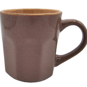 Kubek ceramiczny 150 ml pomarańczowy ręcznie malowany