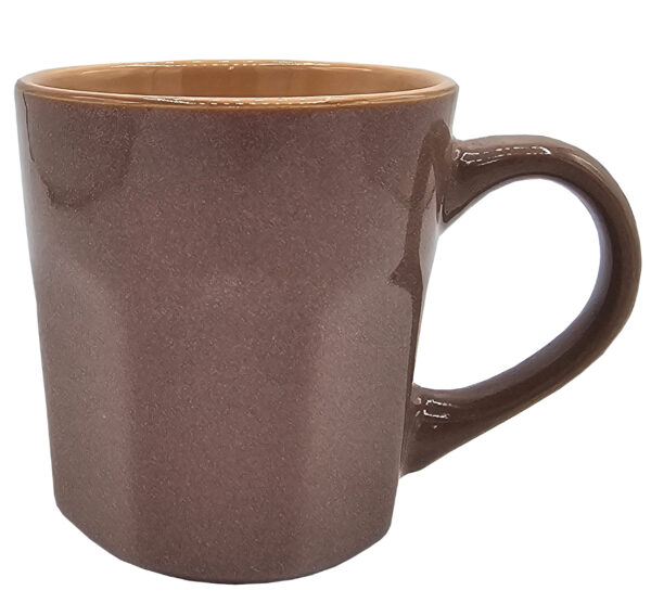 Kubek ceramiczny 150 ml pomarańczowy ręcznie malowany