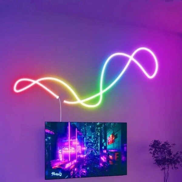 Taśma świetlna LED RGB magic neon na USB 4,9m - obrazek 4