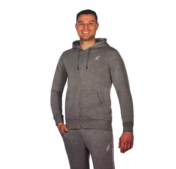 Bluza męska szara rozpinana z kapturem Australian M - obrazek 2