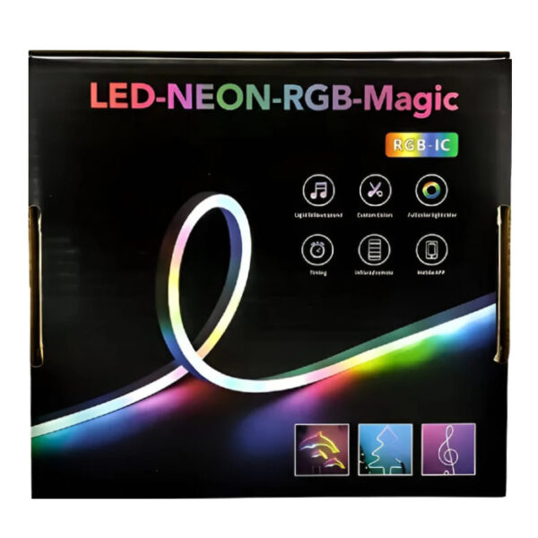 Taśma świetlna LED RGB magic neon na USB 4,9m - obrazek 2