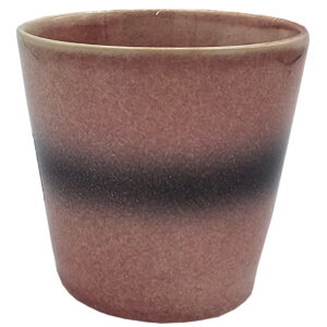 Kubek ceramiczny 200 ml różowy ręcznie malowany