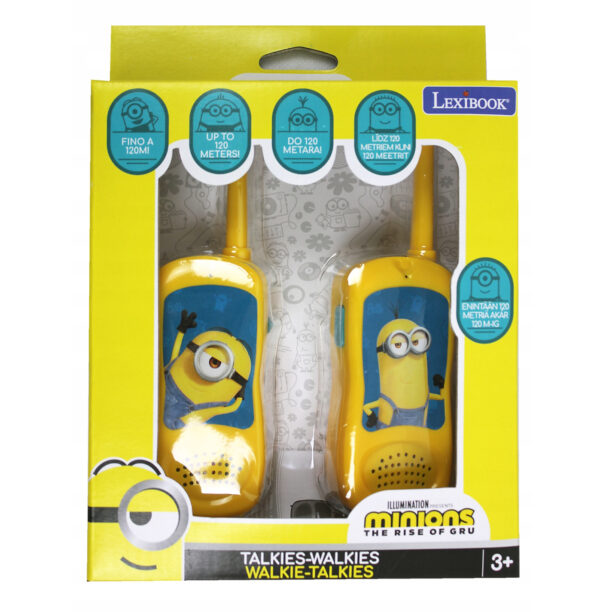 Walkie talkie krótkofalówki dla dzieci Minionki - obrazek 2