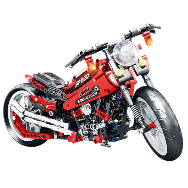 Klocki konstrukcyjne motocykl 470 elementów - obrazek 2