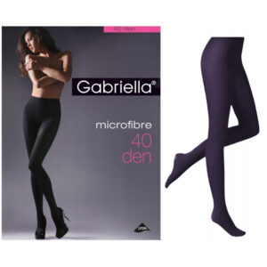Rajstopy Gabriella microfibre 40 den 3 viola fioletowe