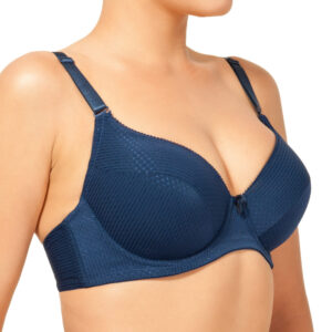 Linaise biustonosz usztywniany push up Jana 1318 85A granatowy