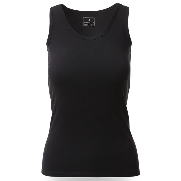 Koszulka bokserka damska tank top czarna XL Moraj